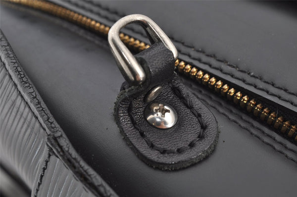 Authentic Louis Vuitton Epi Sorbonne Hand Business Bag Black M54512 LV 3203J