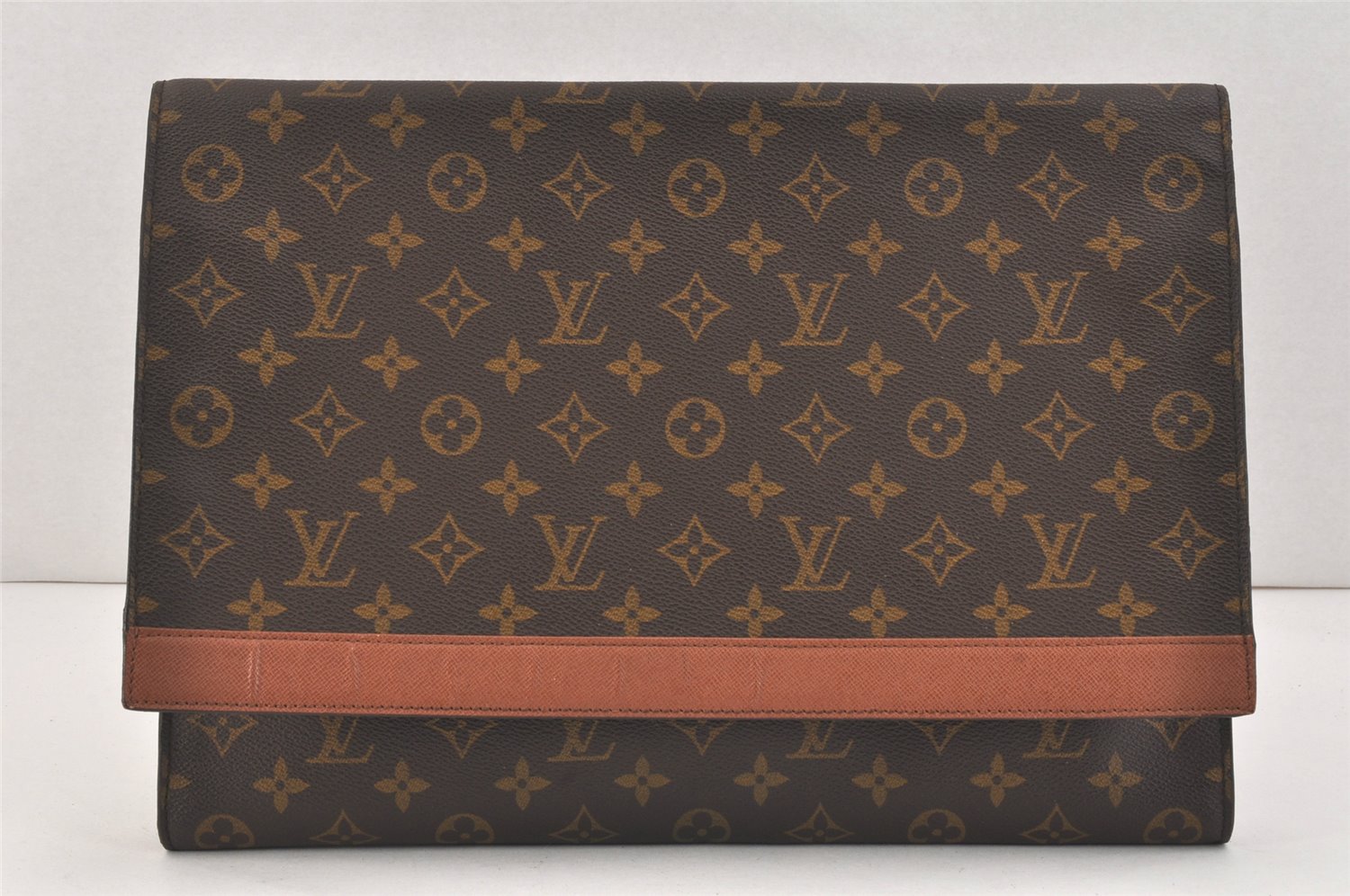 Authentic Louis Vuitton Monogram Porte Envelope Documents Case M51801 LV 3203K