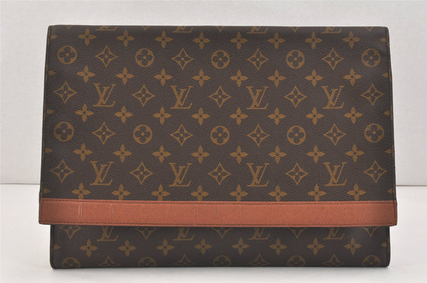 Authentic Louis Vuitton Monogram Porte Envelope Documents Case M51801 LV 3203K