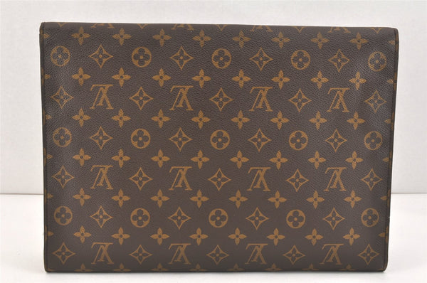 Authentic Louis Vuitton Monogram Porte Envelope Documents Case M51801 LV 3203K