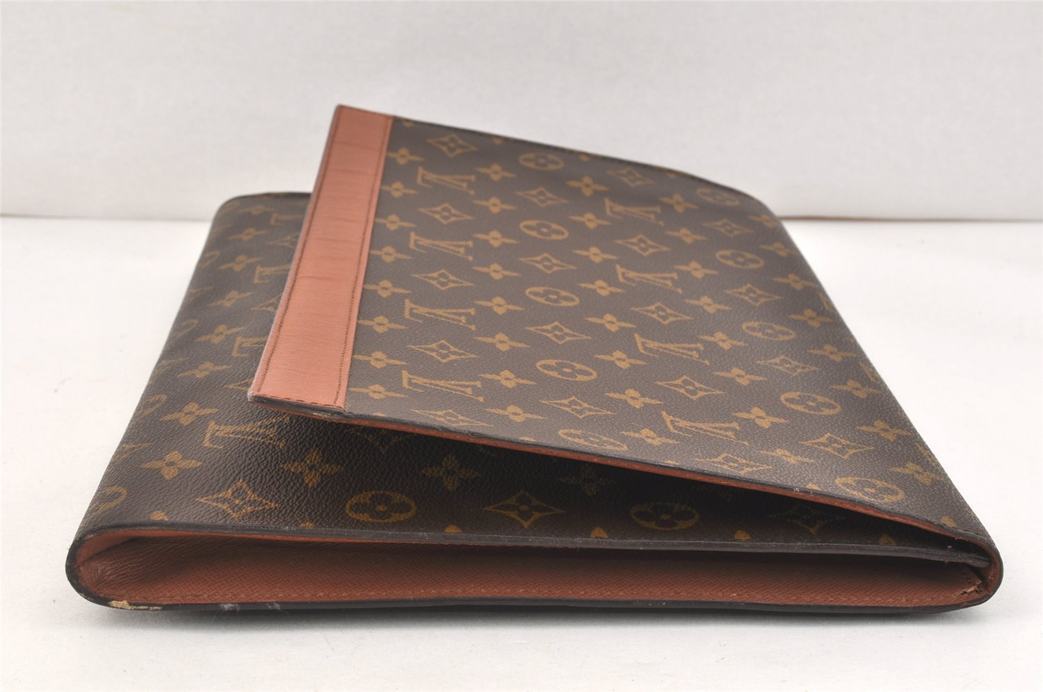 Authentic Louis Vuitton Monogram Porte Envelope Documents Case M51801 LV 3203K