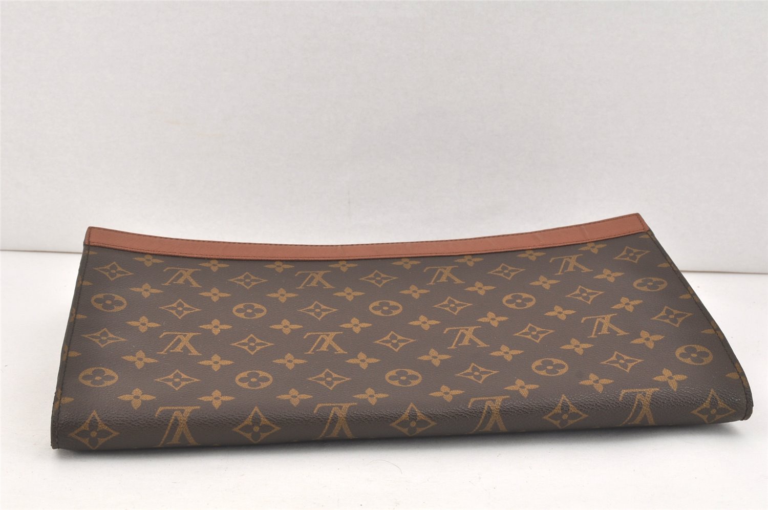 Authentic Louis Vuitton Monogram Porte Envelope Documents Case M51801 LV 3203K