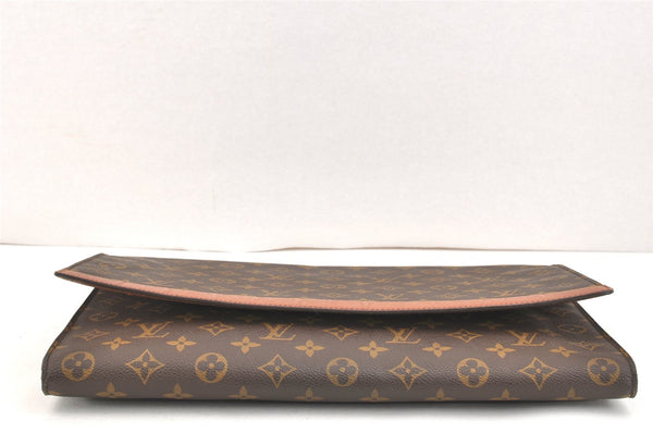 Authentic Louis Vuitton Monogram Porte Envelope Documents Case M51801 LV 3203K