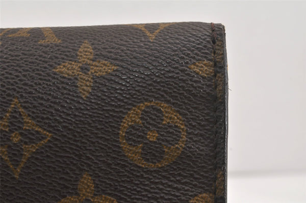 Authentic Louis Vuitton Monogram Porte Envelope Documents Case M51801 LV 3203K