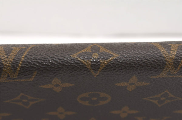 Authentic Louis Vuitton Monogram Porte Envelope Documents Case M51801 LV 3203K