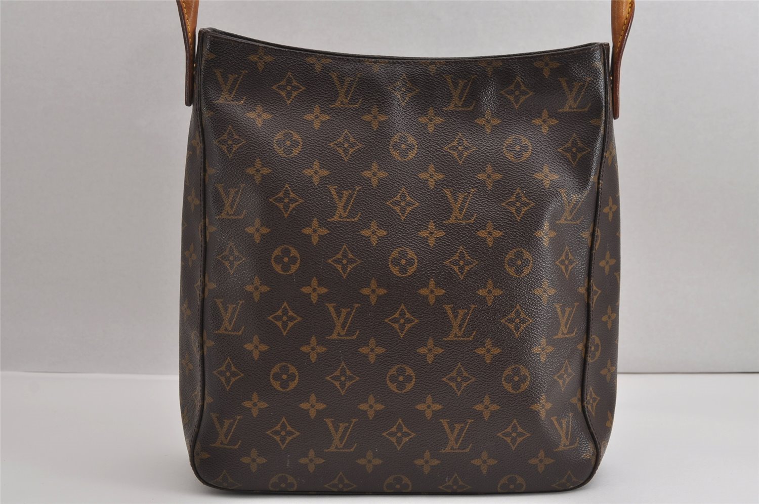 Authentic Louis Vuitton Monogram Looping GM Shoulder Bag M51145 LV 3204J