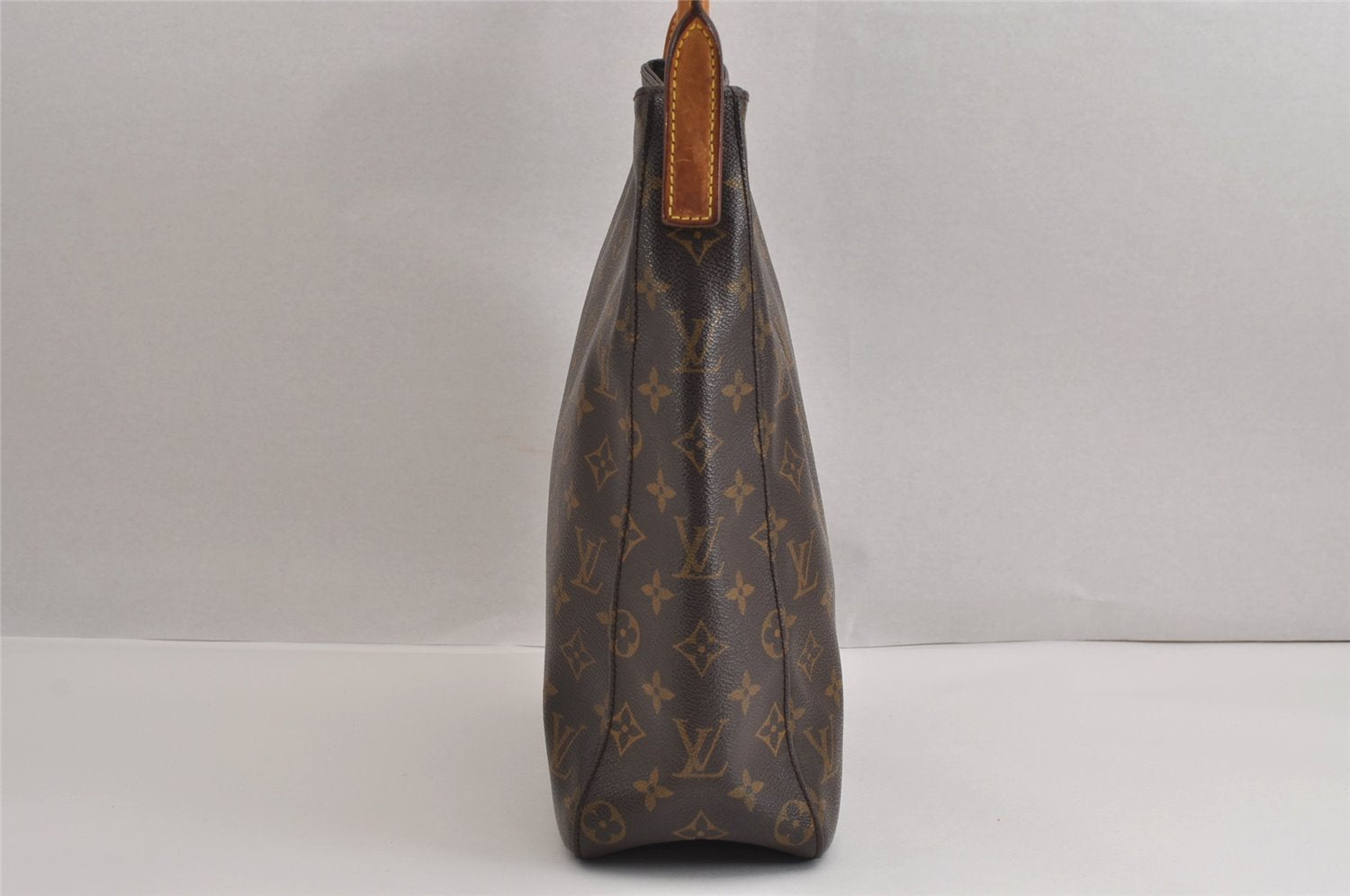 Authentic Louis Vuitton Monogram Looping GM Shoulder Bag M51145 LV 3204J