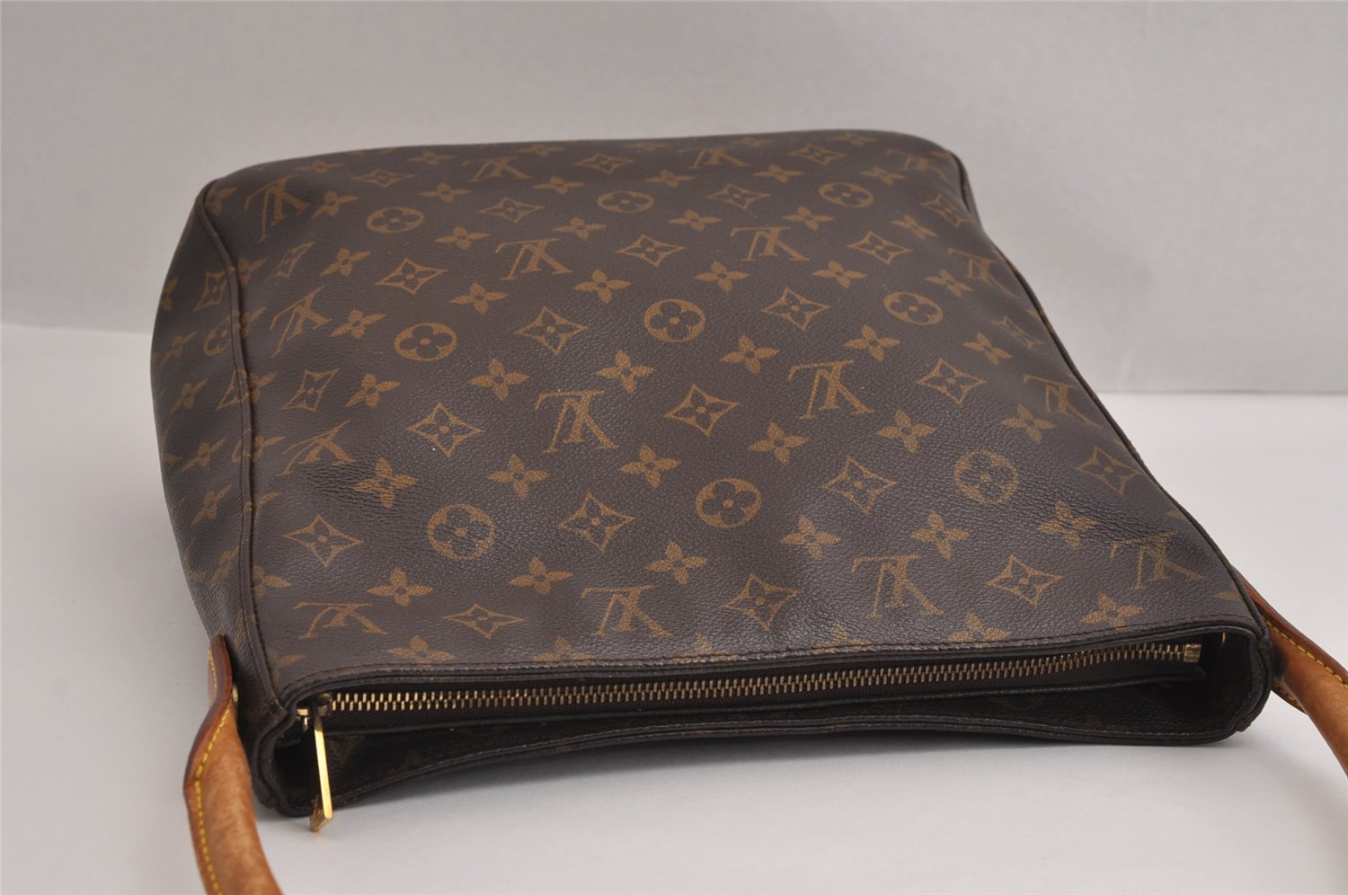 Authentic Louis Vuitton Monogram Looping GM Shoulder Bag M51145 LV 3204J