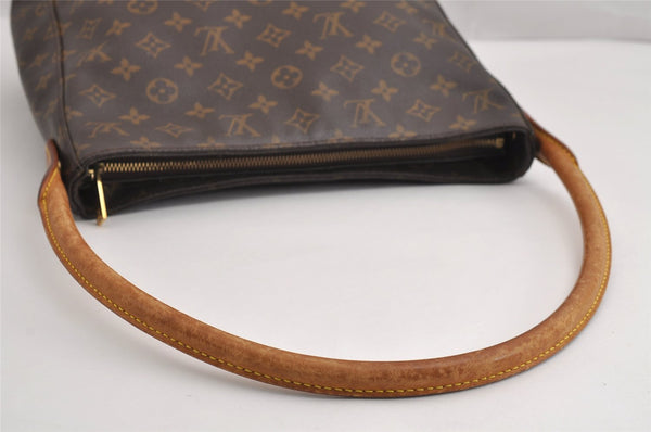 Authentic Louis Vuitton Monogram Looping GM Shoulder Bag M51145 LV 3204J
