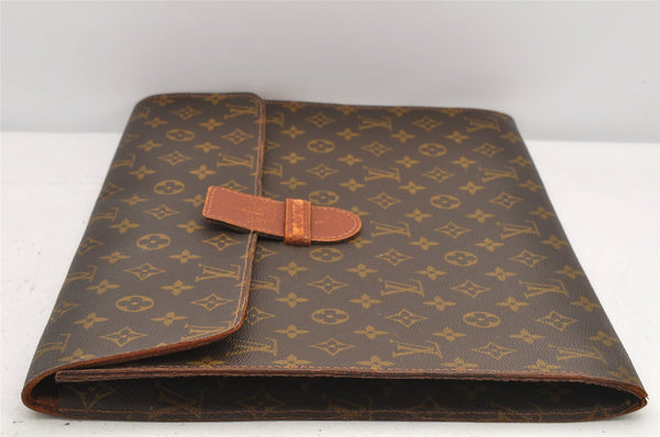 Authentic Louis Vuitton Monogram Poche Ministre Document Case Old Model LV 3204K