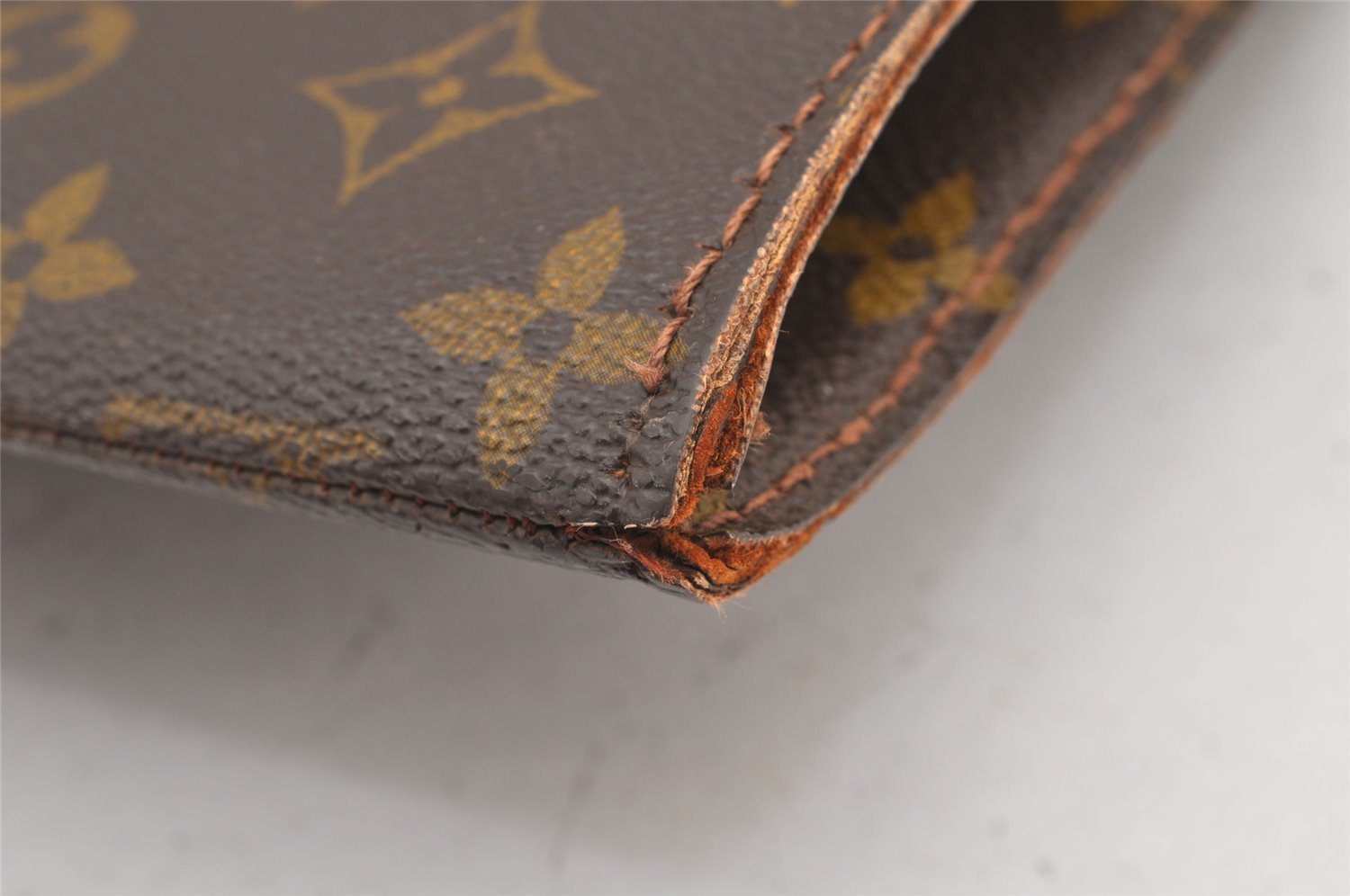 Authentic Louis Vuitton Monogram Poche Ministre Document Case Old Model LV 3204K