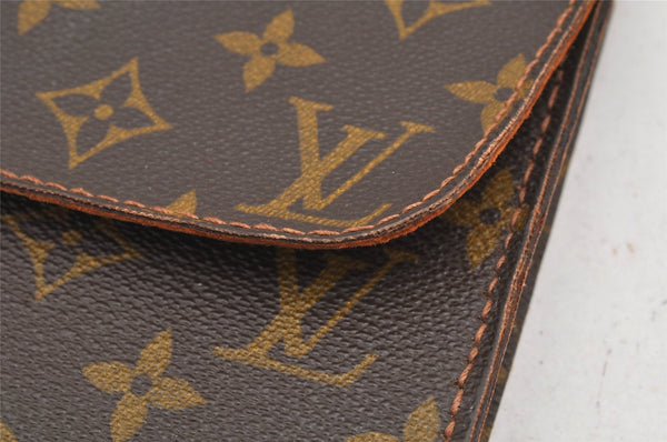 Authentic Louis Vuitton Monogram Poche Ministre Document Case Old Model LV 3204K