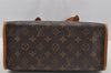 Authentic Louis Vuitton Monogram Popincourt Haut Shoulder Bag M40007 LV 3205J