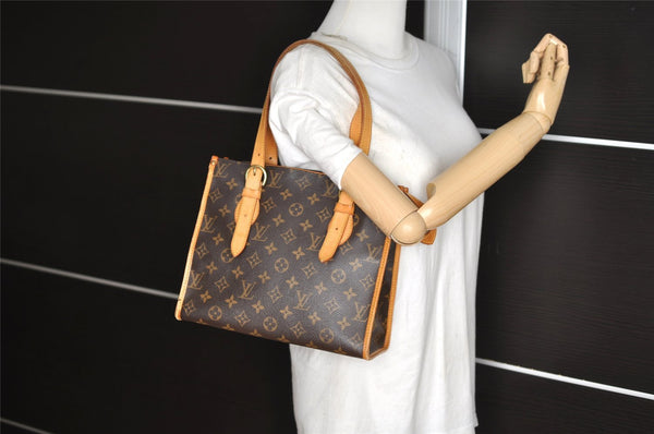 Authentic Louis Vuitton Monogram Popincourt Haut Shoulder Bag M40007 LV 3205J