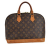 Authentic Louis Vuitton Monogram Alma Hand Bag Purse M51130 LV 3206J