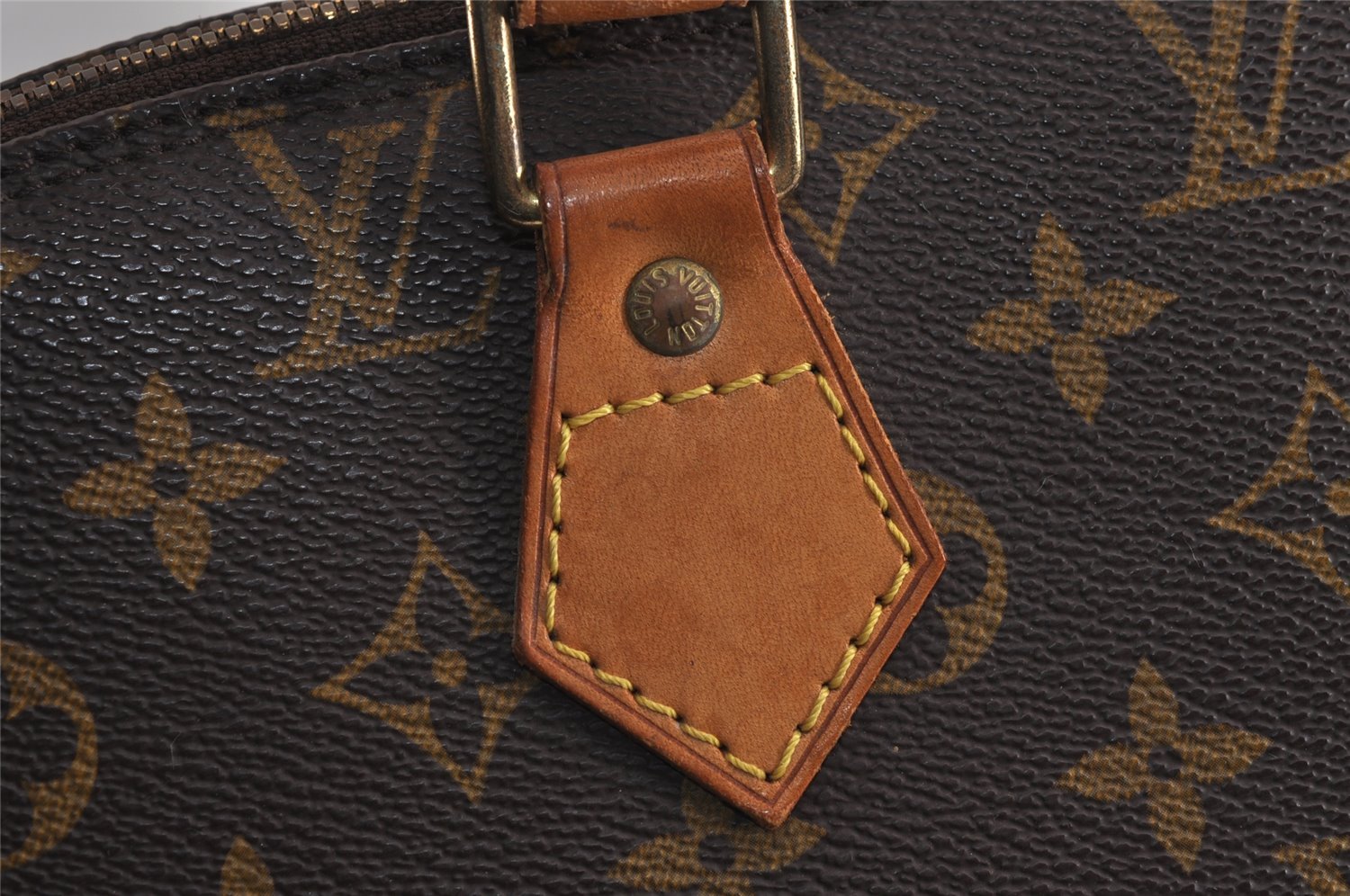 Authentic Louis Vuitton Monogram Alma Hand Bag Purse M51130 LV 3206J