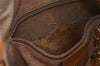 Authentic GUCCI Micro GG PVC Leather Shoulder Drawstring Bag White 3207K