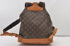 Authentic Louis Vuitton Monogram Montsouris GM Backpack M51135 LV 3208J