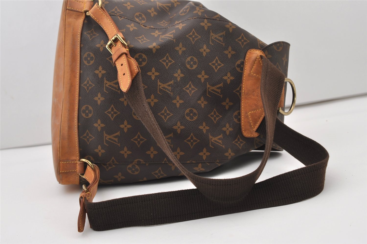 Authentic Louis Vuitton Monogram Montsouris GM Backpack M51135 LV 3208J