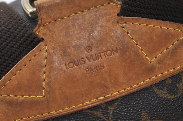 Authentic Louis Vuitton Monogram Montsouris GM Backpack M51135 LV 3208J