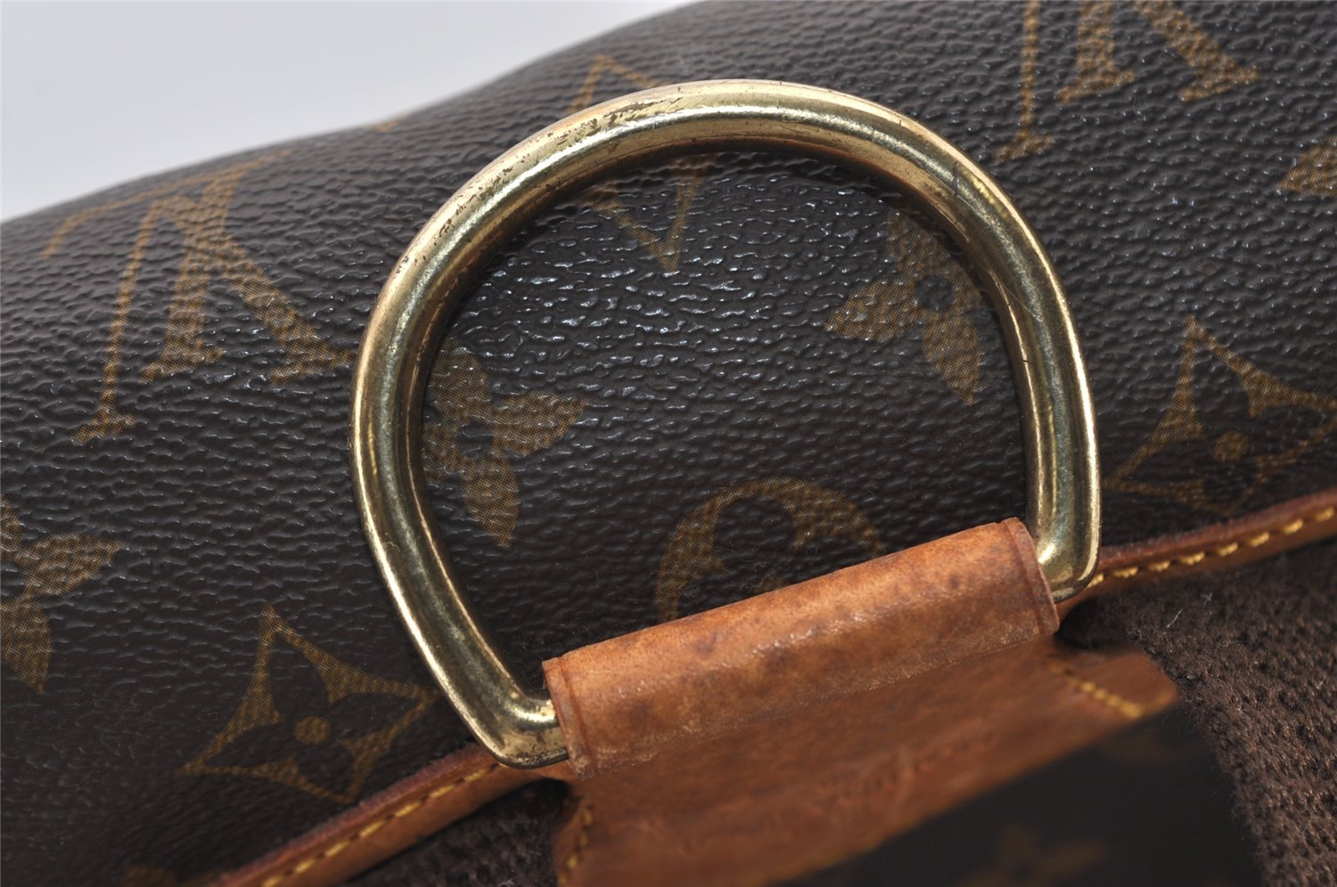 Authentic Louis Vuitton Monogram Montsouris GM Backpack M51135 LV 3208J