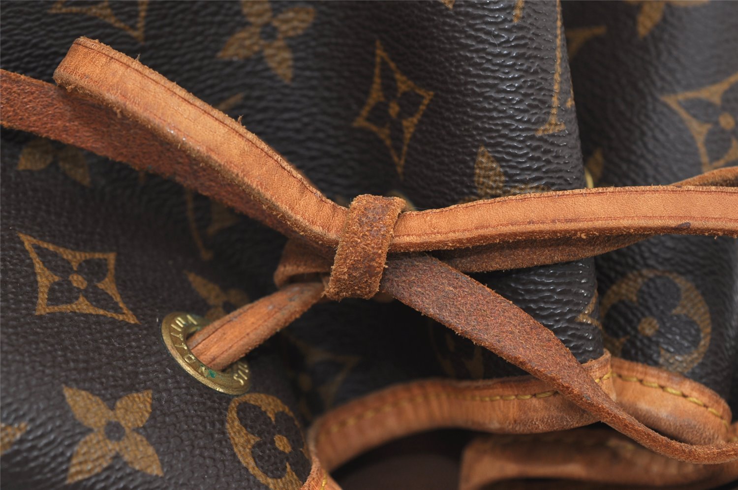 Authentic Louis Vuitton Monogram Montsouris GM Backpack M51135 LV 3208J