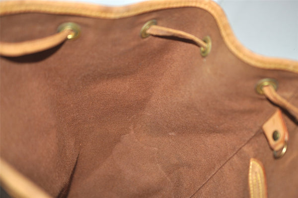 Authentic Louis Vuitton Monogram Montsouris GM Backpack M51135 LV 3208J