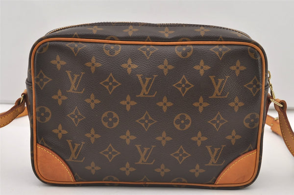 Authentic Louis Vuitton Monogram Trocadero 27 Shoulder Cross Bag M51274 LV 3209J