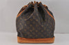 Authentic Louis Vuitton Monogram Noe Shoulder Drawstring Bag M42224 LV 3209K