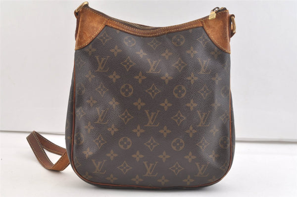 Authentic Louis Vuitton Monogram Odeon PM Shoulder Cross Bag M56390 Junk 3210K