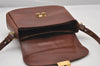 Authentic GUCCI Vintage Shoulder Cross Body Bag Purse Leather Brown 3212I