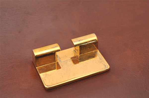 Authentic GUCCI Vintage Shoulder Cross Body Bag Purse Leather Brown 3212I