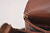 Authentic GUCCI Vintage Shoulder Cross Body Bag Purse Leather Brown 3212I