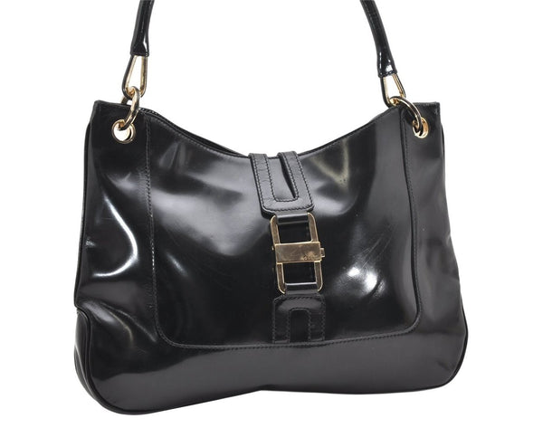 Authentic GUCCI Vintage Shoulder Hand Bag Leather 0014149 Black 3212K