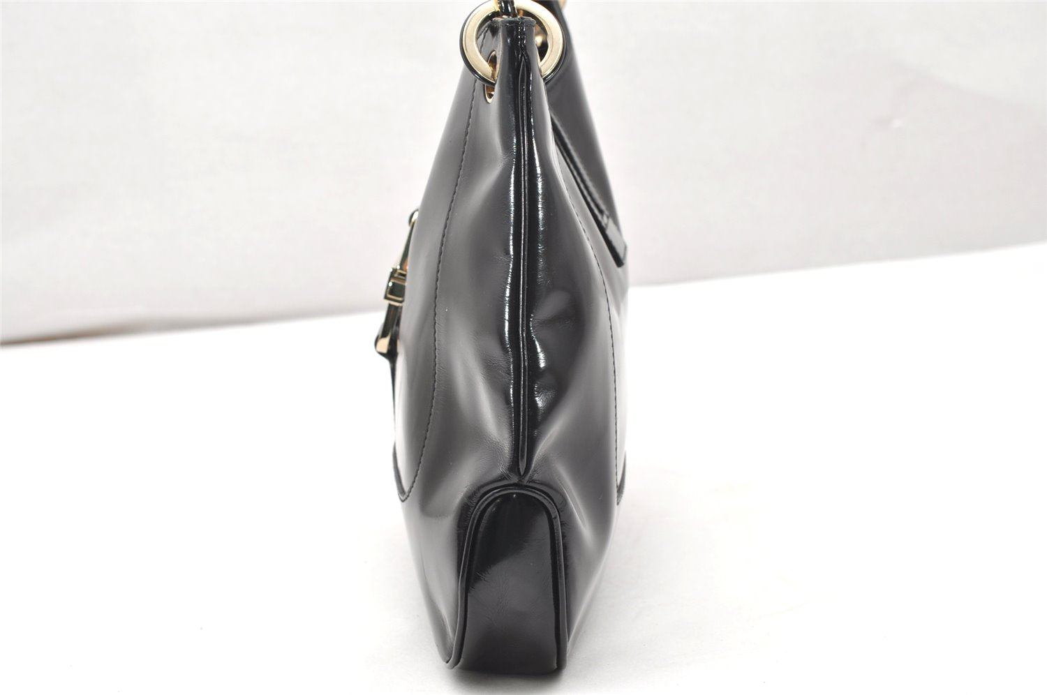 Authentic GUCCI Vintage Shoulder Hand Bag Leather 0014149 Black 3212K