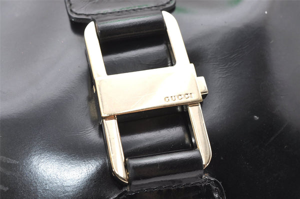 Authentic GUCCI Vintage Shoulder Hand Bag Leather 0014149 Black 3212K