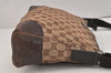 Authentic GUCCI Shoulder Cross Body Bag GG Canvas Leather 114273 Brown 3213K