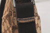 Authentic GUCCI Shoulder Cross Body Bag GG Canvas Leather 114273 Brown 3213K