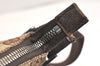 Authentic GUCCI Shoulder Cross Body Bag GG Canvas Leather 114273 Brown 3213K