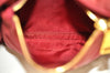 Authentic PRADA Nylon Leather Shoulder Cross Body Bag Red 3215J