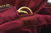Authentic PRADA Nylon Leather Shoulder Cross Body Bag Red 3215J