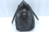 Authentic FENDI Etniko Vintage Shoulder Hand Tote Bag Leather Black 3216I