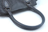 Authentic FENDI Etniko Vintage Shoulder Hand Tote Bag Leather Black 3216I