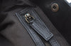 Authentic FENDI Etniko Vintage Shoulder Hand Tote Bag Leather Black 3216I