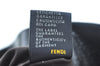 Authentic FENDI Etniko Vintage Shoulder Hand Tote Bag Leather Black 3216I
