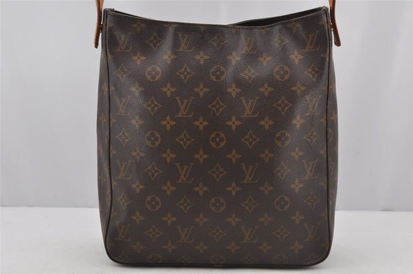 Authentic Louis Vuitton Monogram Looping GM Shoulder Bag M51145 LV 3217J