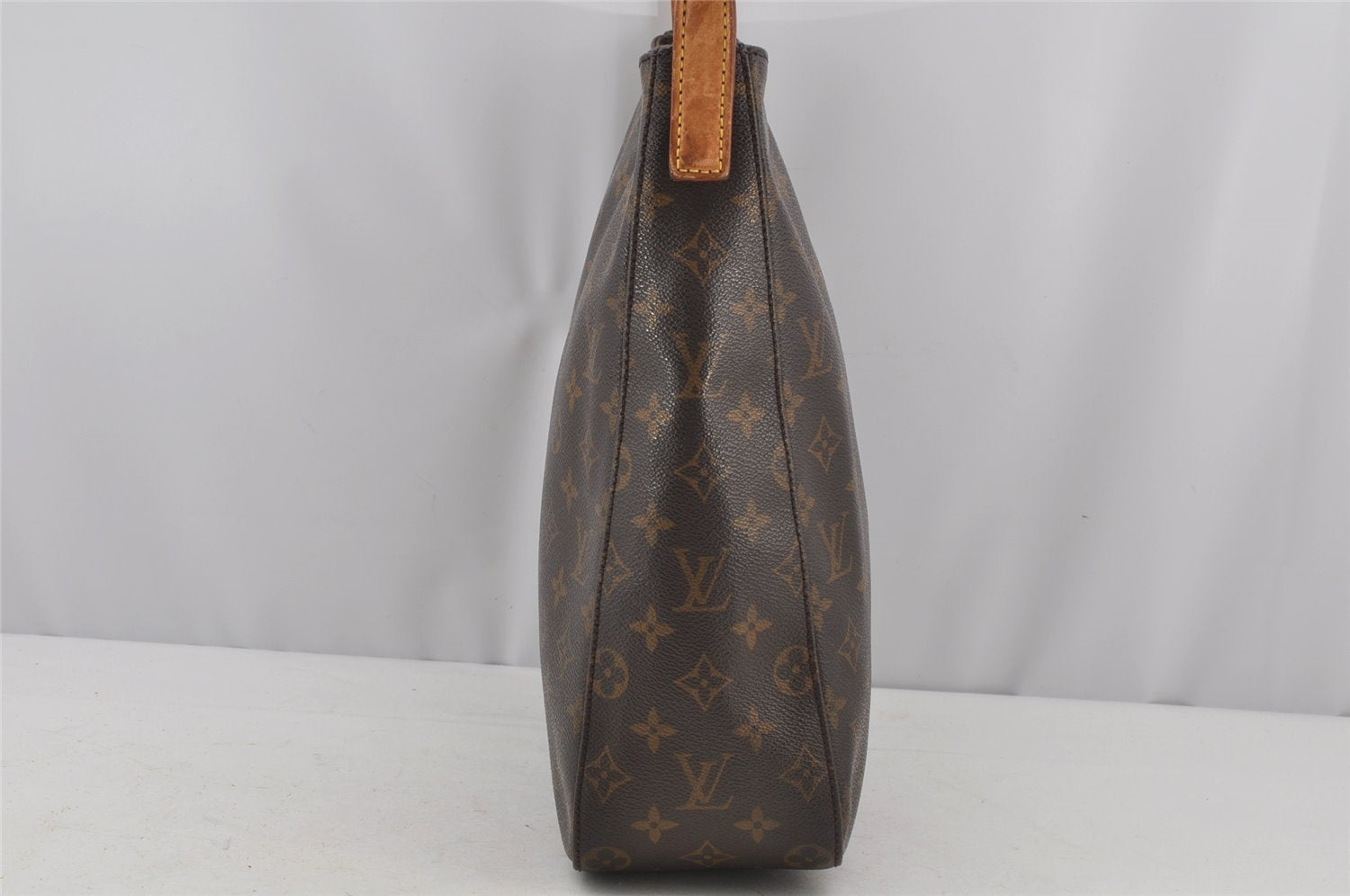 Authentic Louis Vuitton Monogram Looping GM Shoulder Bag M51145 LV 3217J