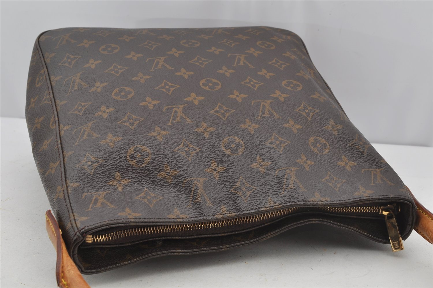 Authentic Louis Vuitton Monogram Looping GM Shoulder Bag M51145 LV 3217J