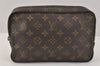 Auth Louis Vuitton Monogram Trousse Toilette 23 Clutch Bag M47524 Junk 3218K