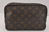 Auth Louis Vuitton Monogram Trousse Toilette 23 Clutch Bag M47524 Junk 3218K